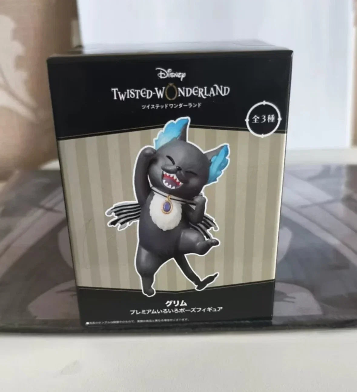 Genuine Bandai Q posket Series Disney Twisted Leona Jack Ruggie Wonderland Azul Ashengrotto Collectible Model Toys Gift