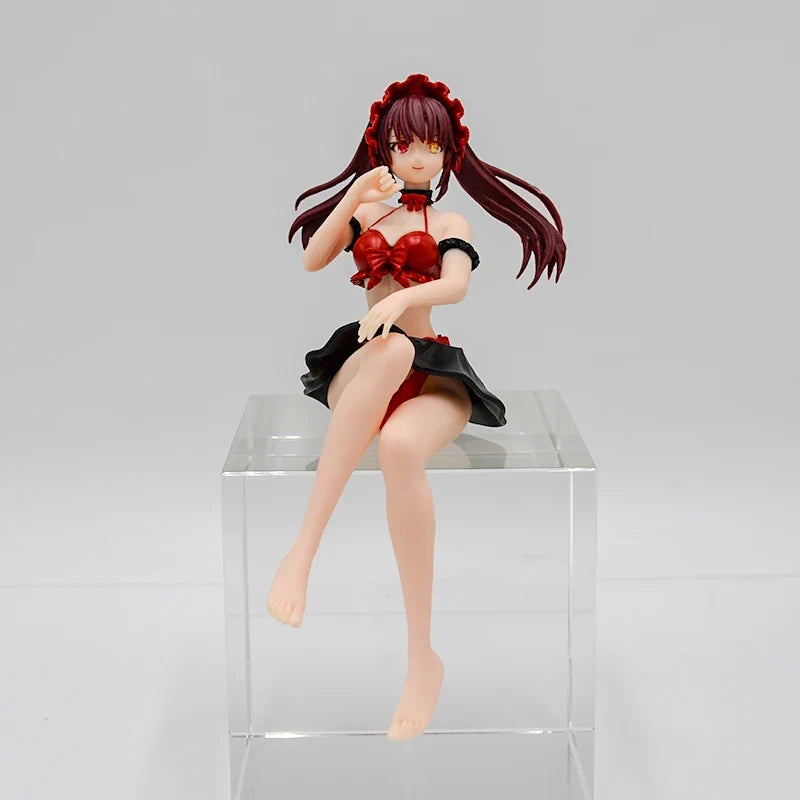 11cm Date A Live V Sexy Anime Girl Figure Kurumi Tokisaki Nightwear Action Figure Tohka Yatogami/Yoshino Figurine Model Doll Toy