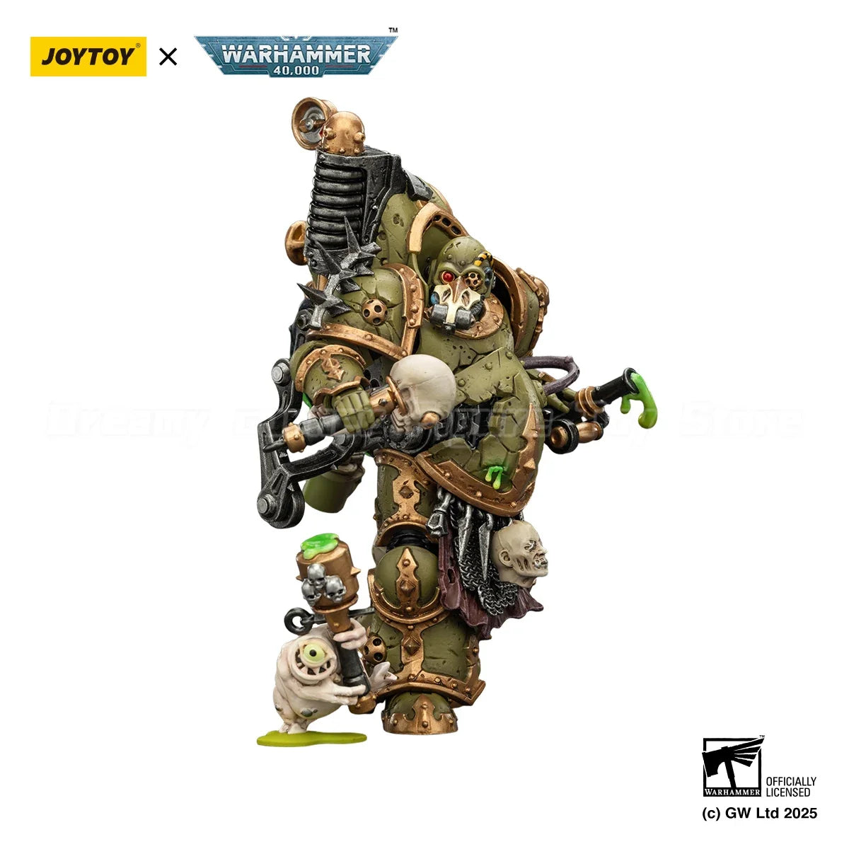 【Pre-sale】JOYTOY Warhammer 40K Death Guard Foul Blightspawn with Plague Sprayer 1/18 Action Figure Model Toy