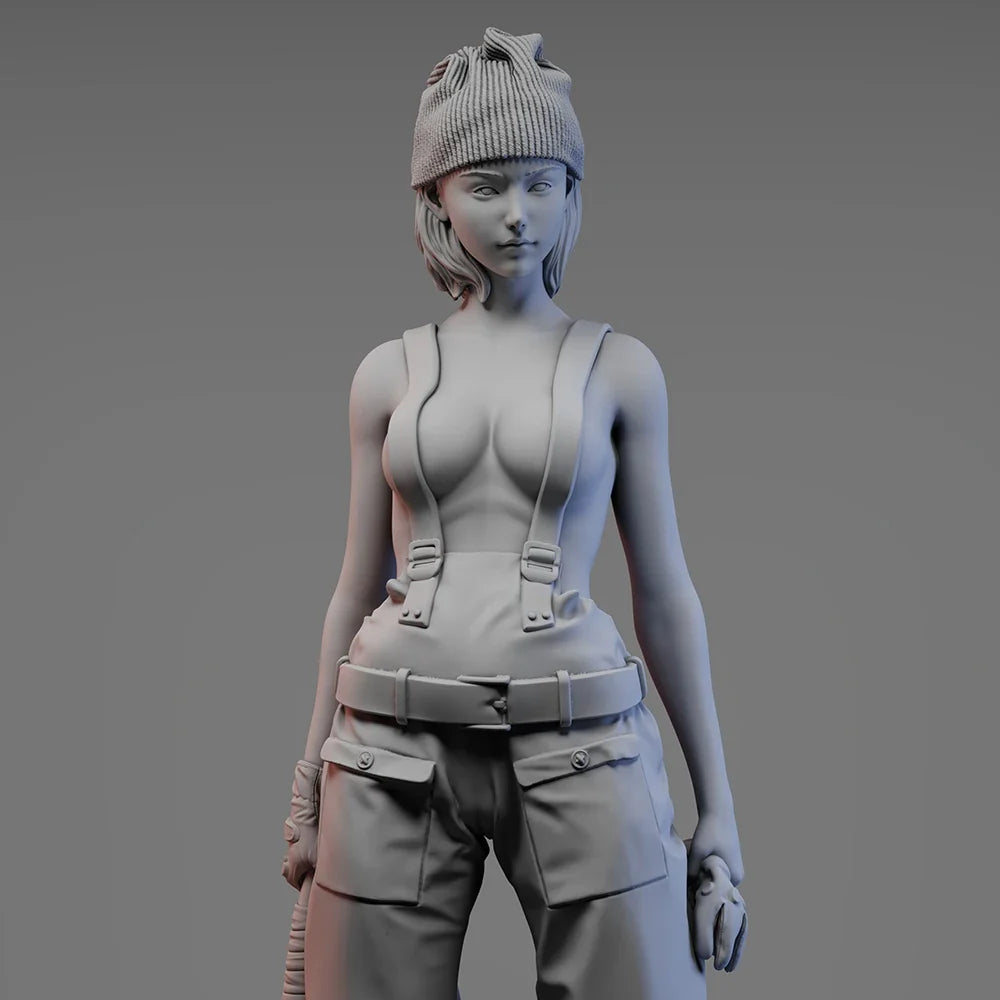 OceanCosmos miniatures, Original, EDGE GIRL, Sexy Girl, Resin unpainted Model kit figure GK