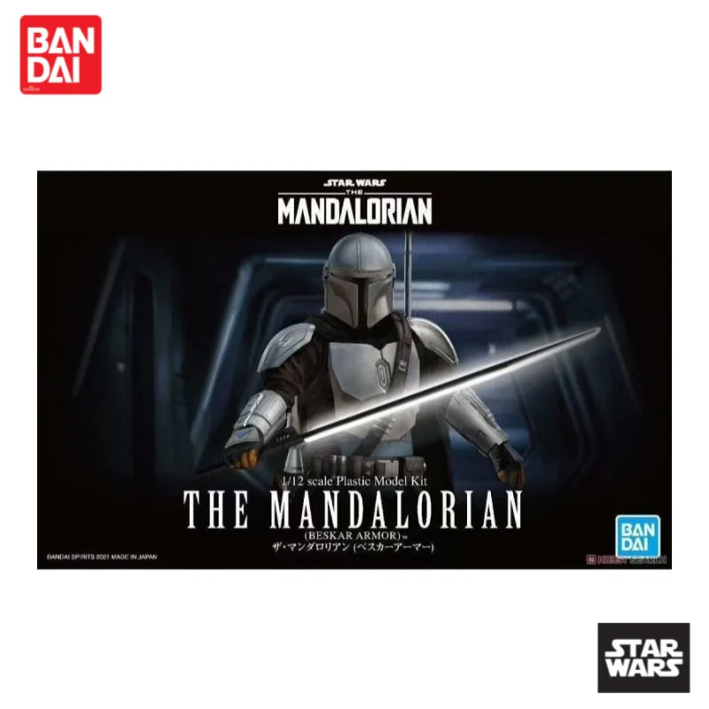 Auf Lager Original 100% Echtes Bandai Star Wars Mandalorian A Anime Merchandise Actionfigur-Figuren-Ornamente Weihnachtsgeschenke