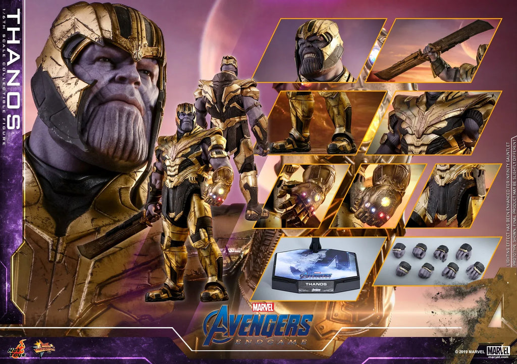In Stock Genuine Hottoys Ht Marvel Mms529 Avengers 4 Thanos 3.0 Action Figure Collected Surprise Birthday Model Toys Gift