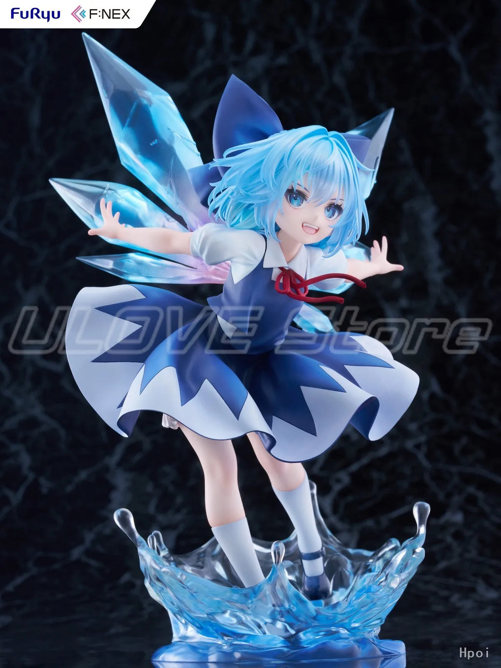 In Stock Original F:NEX Oriental Project Cirno Chiruno Anime Figure Model Collection Gift Ornament