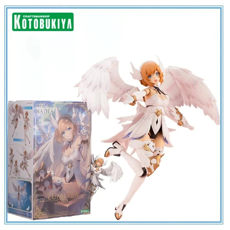 In Stock Original Kotobukiya Model Kits Arcanadea Lumitea Mobile Suit Girl Action Figure Little Angel