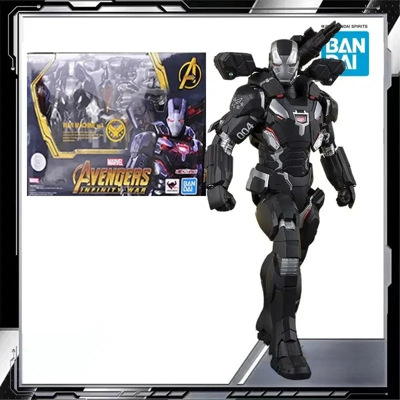 Bandai Original MODEL KIT SHF Infinity War War Machine Character Model Toy Gift Collection Anime Figure Model Toy