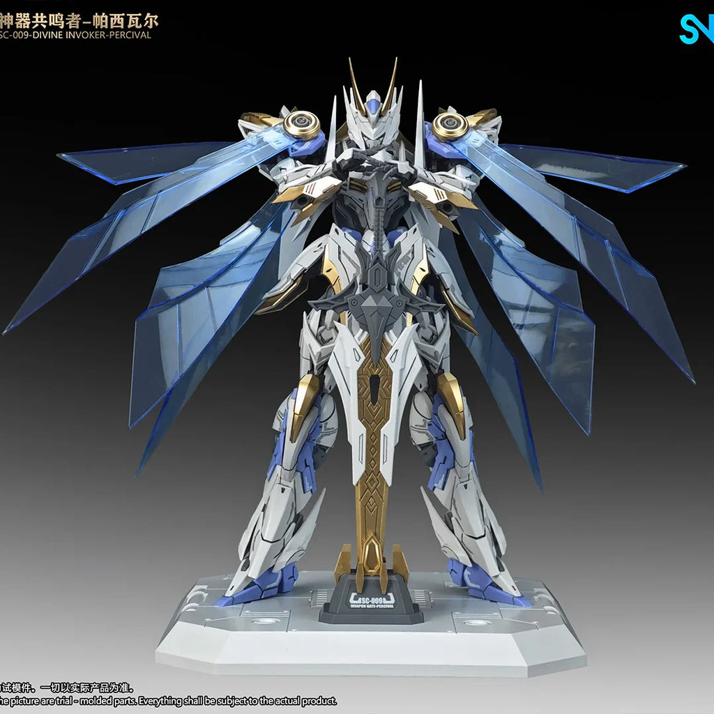 SNAA Divine Invoker Percival Round Table Knights 1/144 Scale China Original Mecha Bausatz Plastikmodellbausatz Sammelfigur