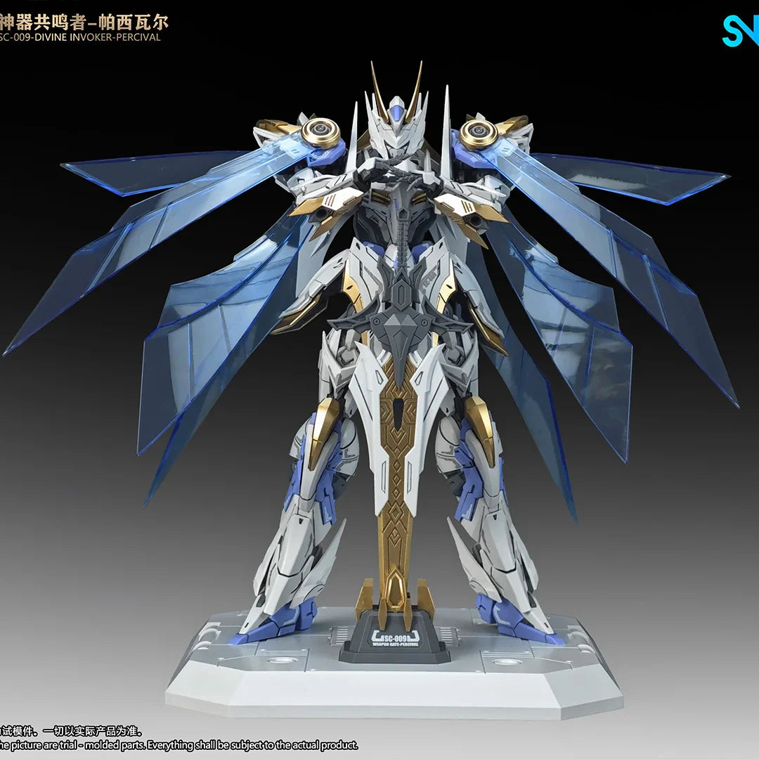 SNAA Divine Invoker Percival Round Table Knights 1/144 Scale China Original Mecha Bausatz Plastikmodellbausatz Sammelfigur