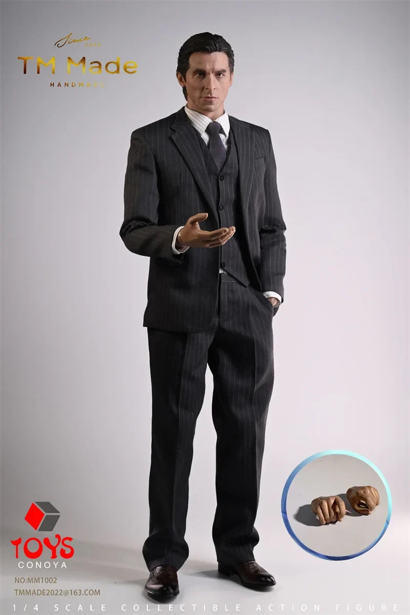 【2026 Q1】TM Made MM1002 1/4 Christian Bale Action Figure 48cm Male Soldier Action Figure Body Doll Toy Model for Fans Collection