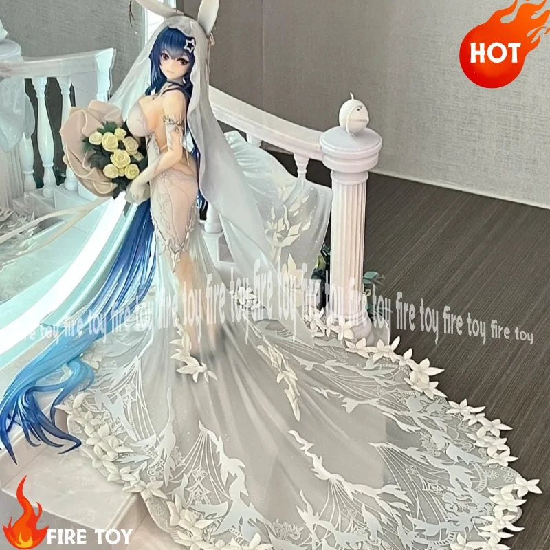 New In Stock Genuine【Meow】Azur Lane  Garden The Ceremony Of The White Snow Ver 1/7 Action Figure Precious Collection Value Toy