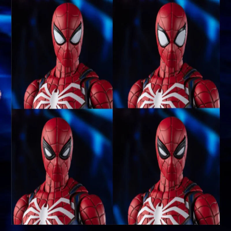 Avengers SHF Spider Man Upgrade Suit PS4 Game Edition SpiderMan PVC Action Figure Collectable Model Toy Doll Gift
