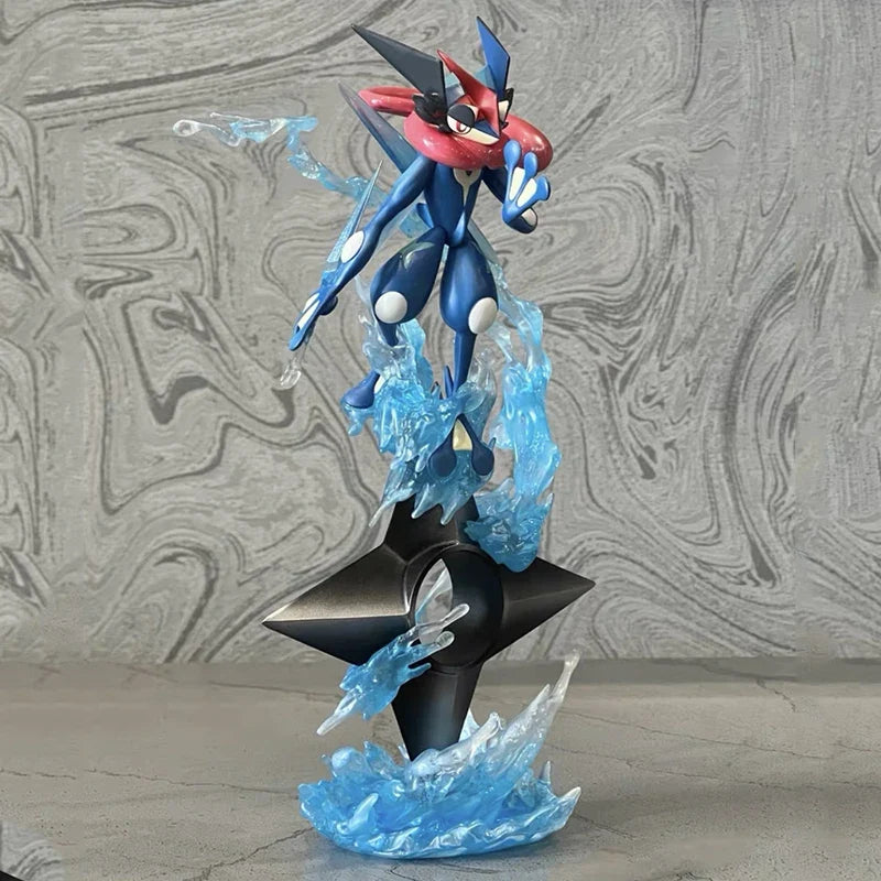 Greninja Figures Anime Figure Gk Water Shuriken Pvc 20cm Figurine Statue Collection Cute Model Doll Children Holiday Toy Gift
