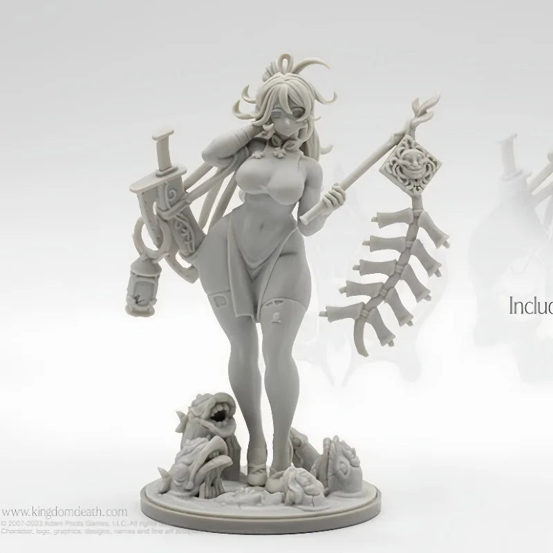 Sh Studio Kd Ex24 Kingdom Death Lunar Aya Resin Gk Lost Foam Pattern Self Coloring