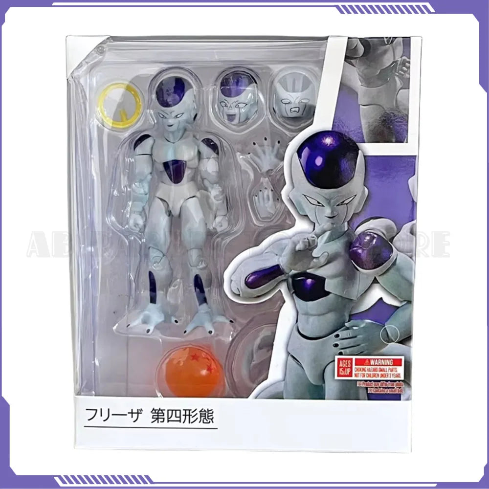 Dragon Ball Anime Figure Frieza Action Figure The Fourth Form Shf Frieza Figurine Pvc Collection Statue Model Ornament Toys Gift
