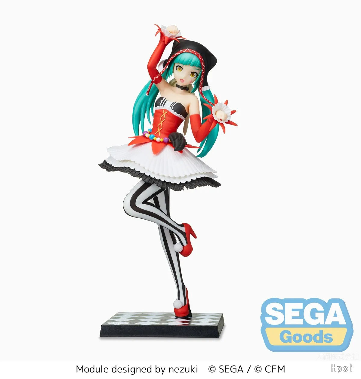 【In Stock】Original SEGA SPM Project DIVA Arcade Future Tone Hatsune Miku Clown Girl Anime Figure Model Toys