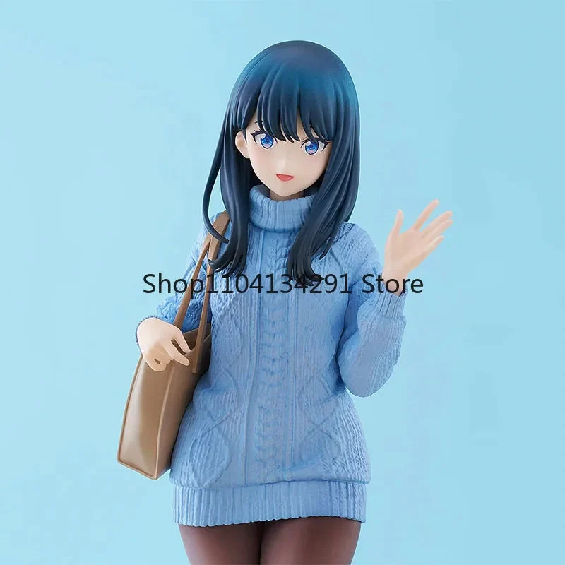 Genuine Original GSC POP UP PARADE SSSS.GRIDMAN Takarada Rikka Date Style Ver. L size Anime Figure Model Doll Ornament Toy Gifts