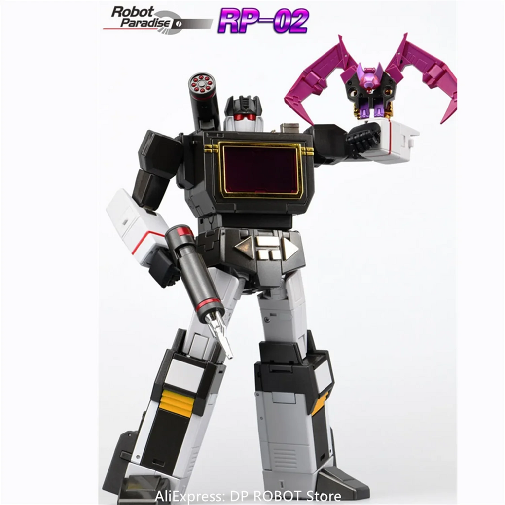 【100% Brand New】 Transformation Fans Toys FT RP-02 RP02 Ratbat Black Soundwave  MP Action Figure Robot