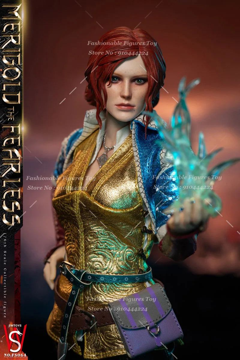 SWTOYS FS064 1/6 Women Soldier Fearless Triss Merigold Full Set 12Inch Action Figure Model Best Collection Gift Dolls
