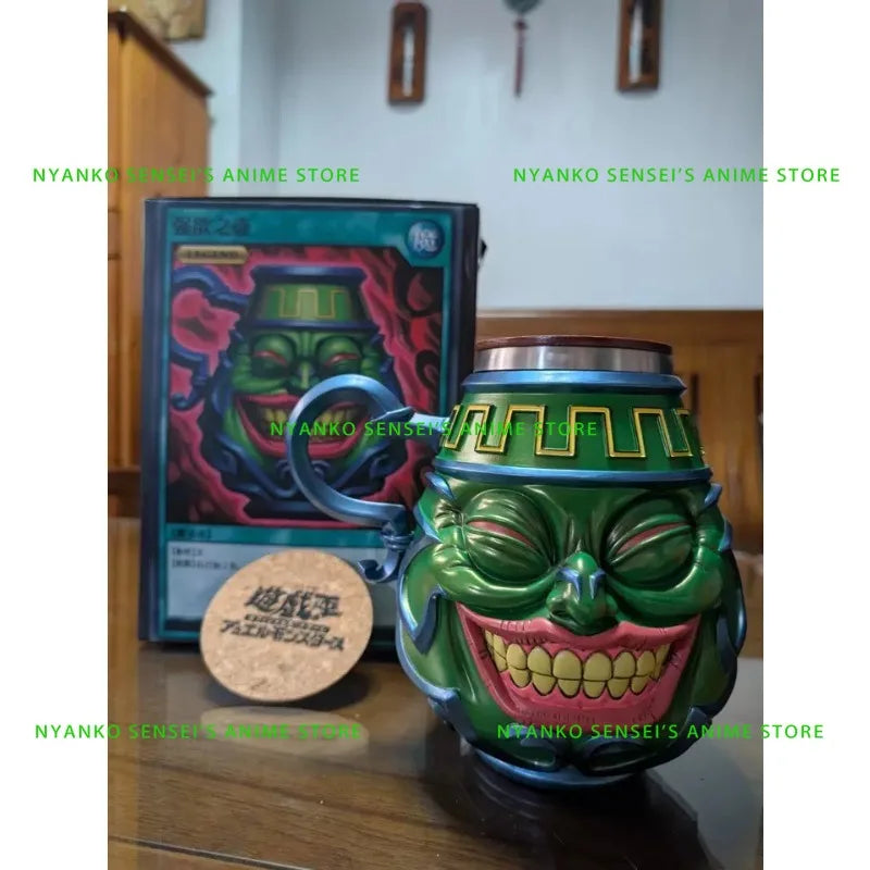 In Stock PSD STUDIO Game King Cheers Series Pot of Greed Cup 15cm Figure Anime Models Toy Doll Gift Hobby Collectible China Ver.