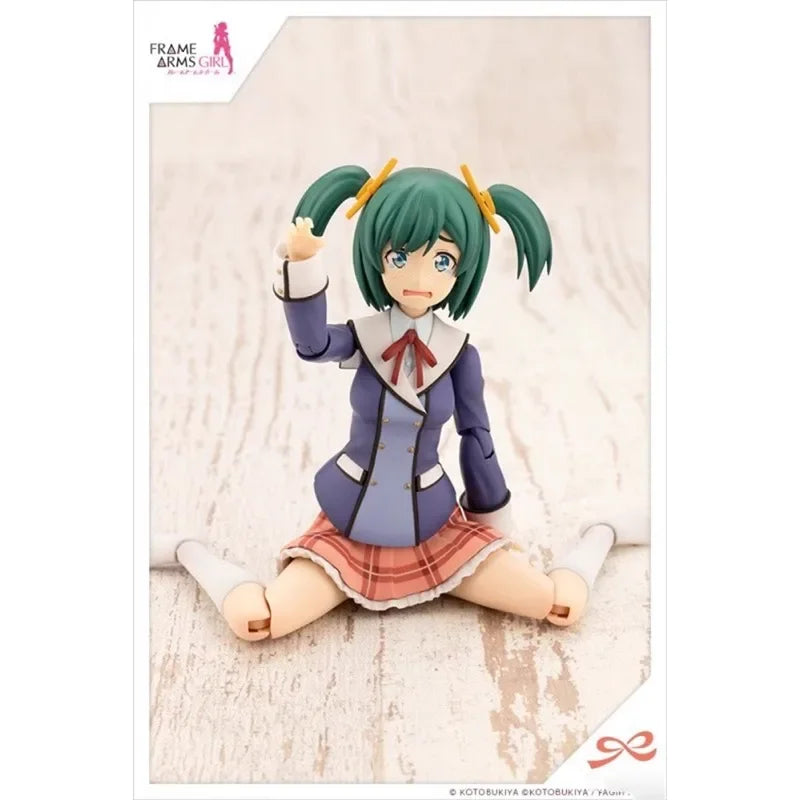 KOTOBUKIYA Original Anime Figure Frame Arms Girl Sousaishojoteien BUKIKO KOTOBUKI Winter Clothing Collectible Model