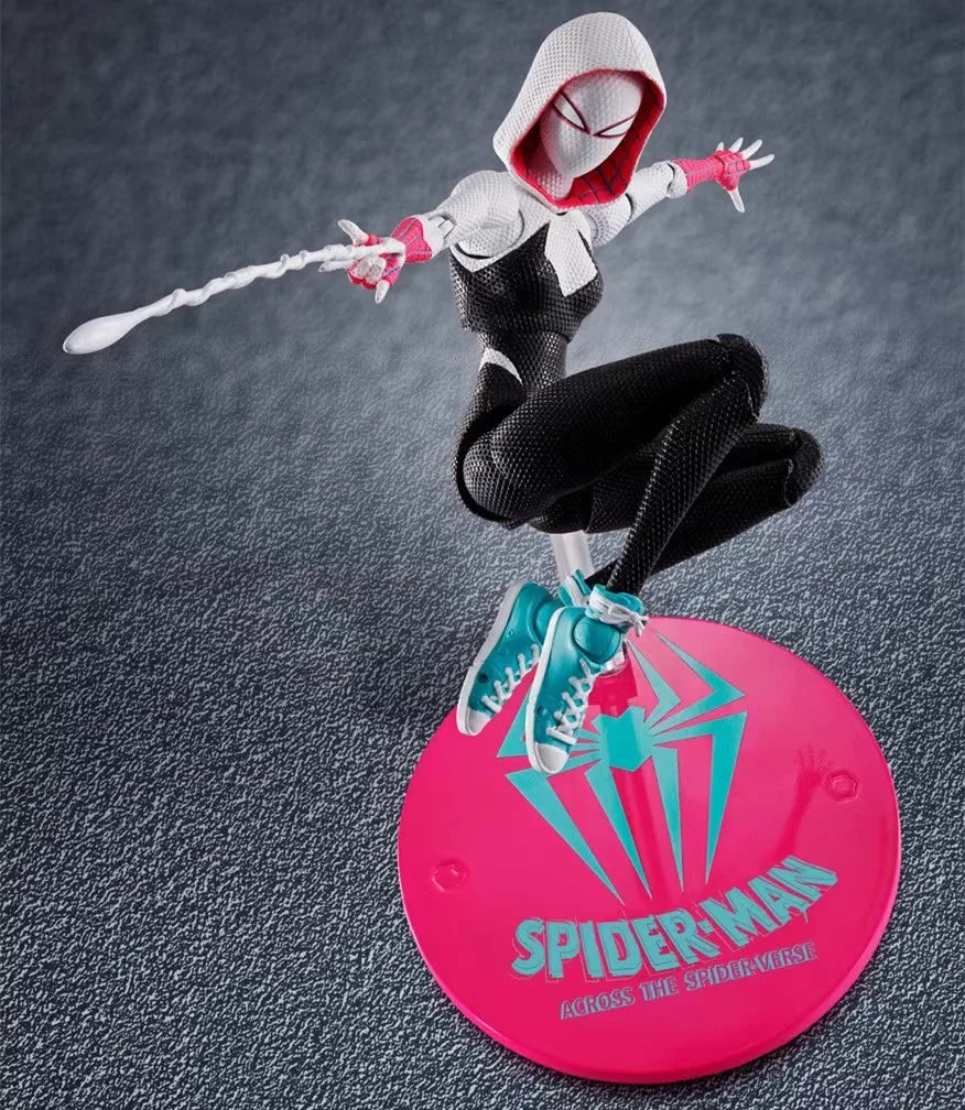 SHF Lady Amazing Spiderman Spidergwen BJD Spider Man Into the Spider-Verse Gwen Figure Model Toys