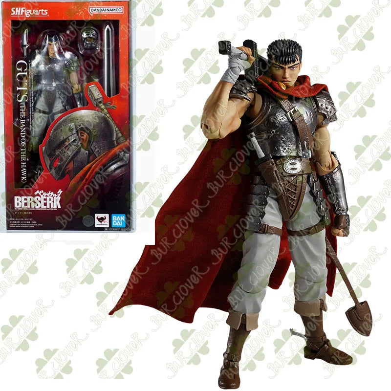 Bandai SHF Berserk Guts Farnese de Vandimion Schierke Action Figures Posable Collectibles Painted Detailed Anime-Accurate