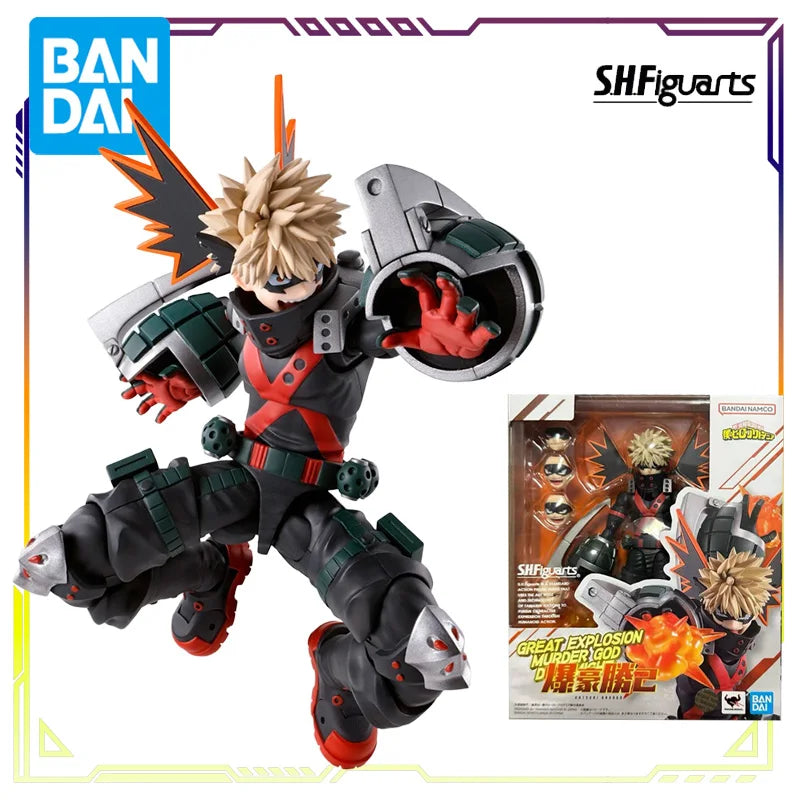 BANDAI Original S.H.Figuarts My Hero Academy Series Green Valley Has Been Out for A Long Time Anime Action Figure Model Toys