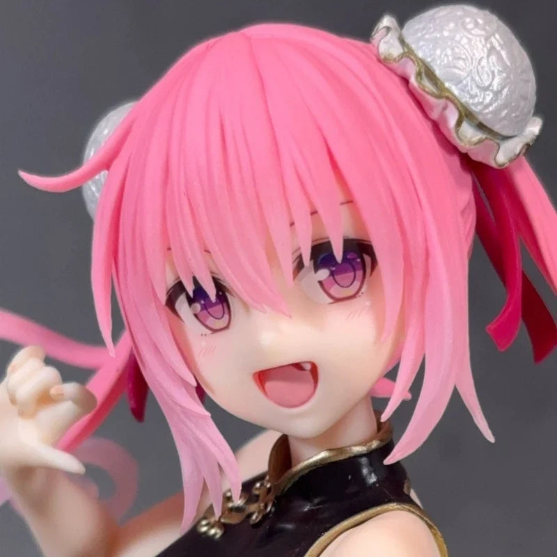 In Stock Taito Original Genuine To Love-Ru Darkness Desktop Cute Figure Nana Astar Deviluke Chinese Dress 13cm Model Toy Figures