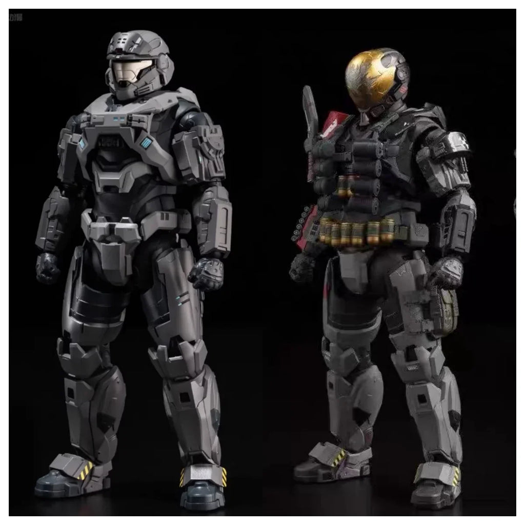 1:12 Maßstab Halo Actionfigur - Emile-A239 Spartan-B312 Zimmerdekoration Spielzeug für Kinder Weihnachtsgeschenk Sammlerstück Handgemachtes Modell