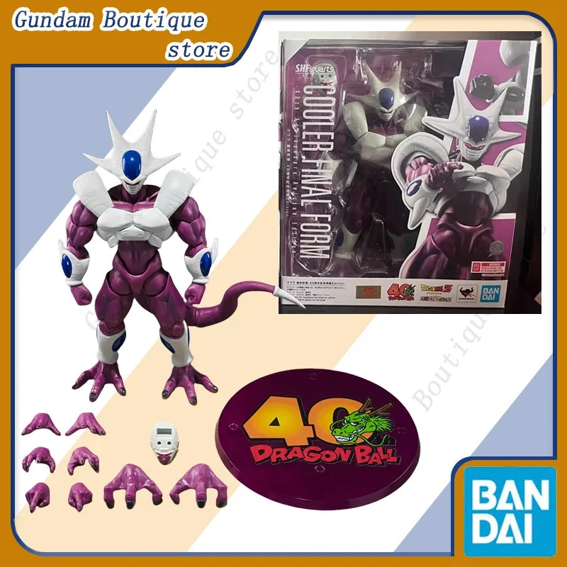 Bandai Genuine SHF COOLER FINAL FORM 40th Anniversary Reissue Edition Anime Action Figure Collectible Model Toys Gift Children