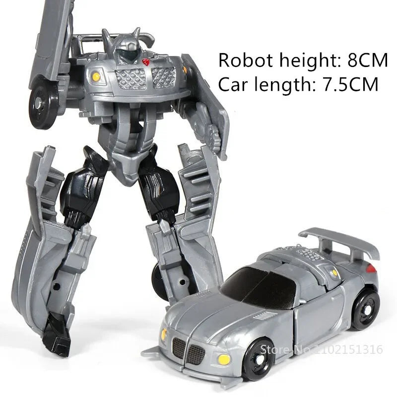Mini Transformation Robot Kit Toys Models 2 In 1 Deformed Car Toy Robots Toys for Kids Gift  Action Figure Children Toys