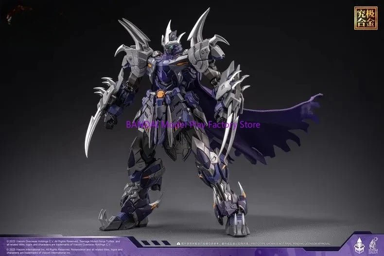 In stock New HEATBOYS Anime Ninja Shredder Alloy Action Figure Guochuang Toy Collection Model Gift