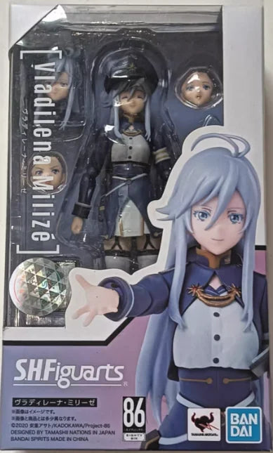 【SF】In Stock BANDAI SPIRITS S.H.Figuarts 86 EIGHTY SIX Vladilena Mirizé Figures Anime Model Collection