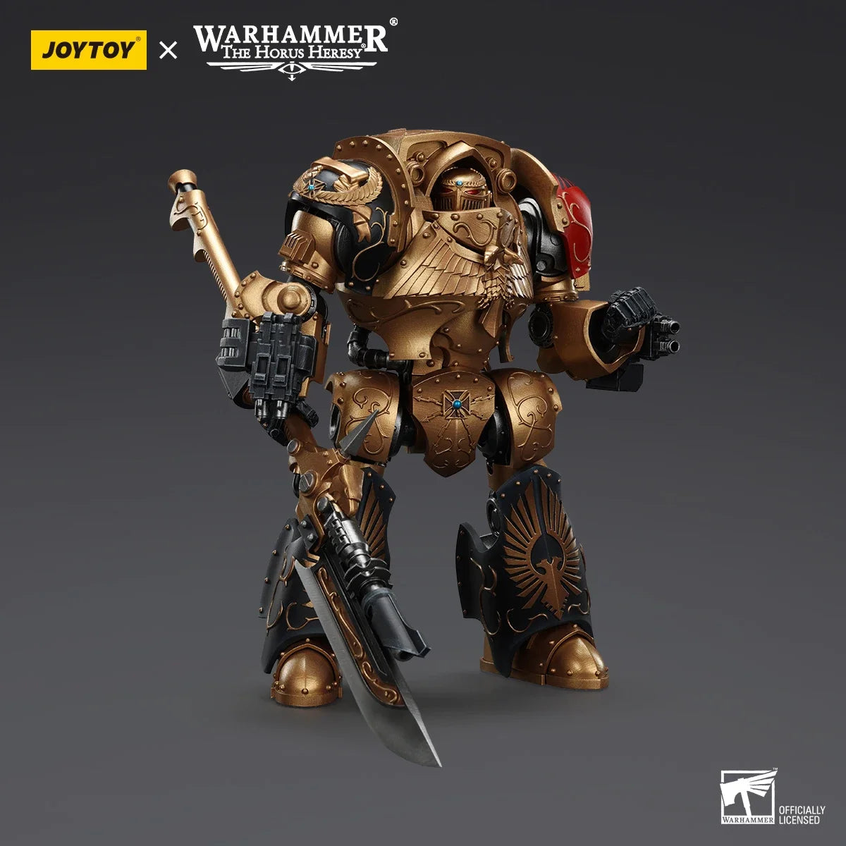 JOYTOY Warhammer The Horus Heresy Action Figure Legio Custodes Contemptor Anime Figurine Joint Movable Model Collector Toy gifts