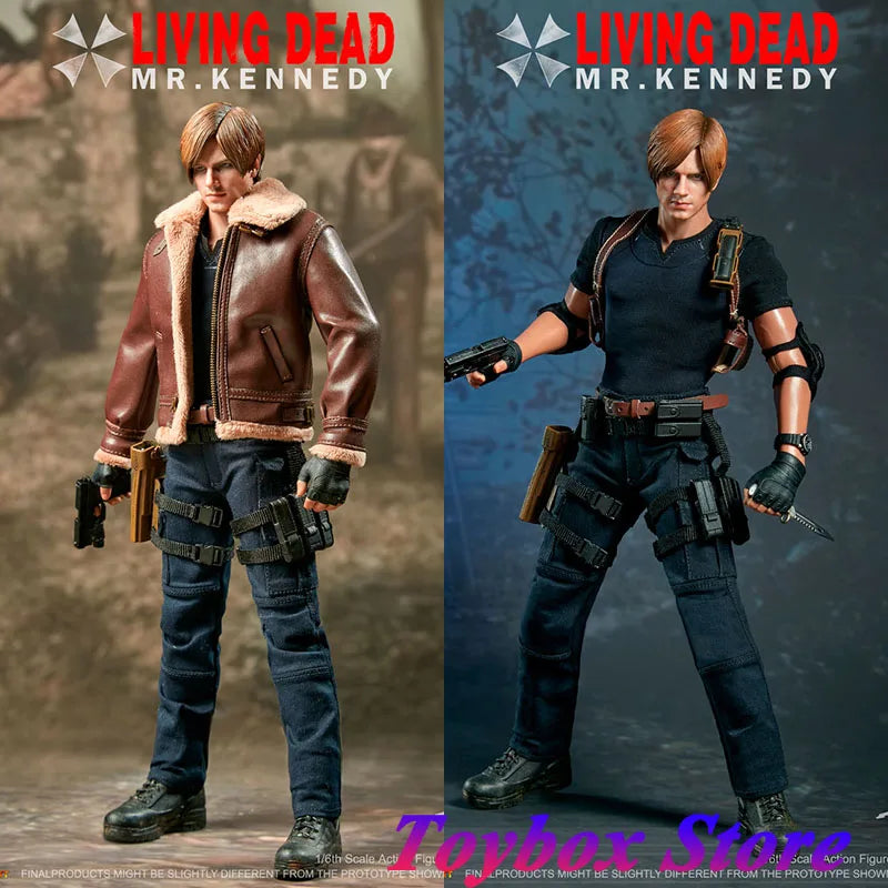 In Stock Hot Heart 1/6 FD014 Mr.Kennedy Action Figure Brave Killer Leon Delicate 12" Full Set Figurine Collection Gift Toys