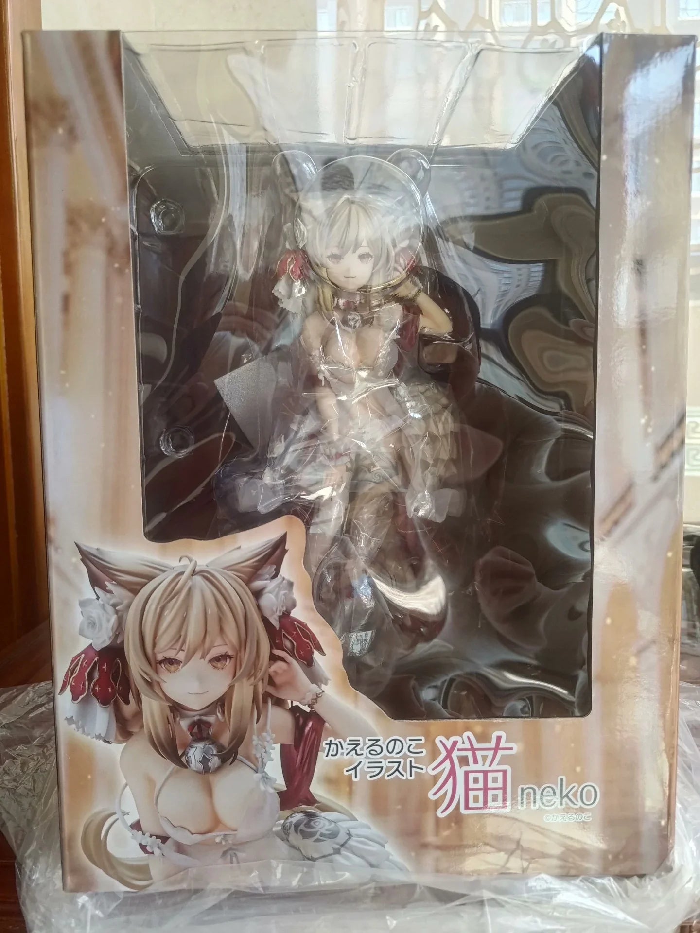 Original Union Creative Figures Dress Girl Cat Lady Neko Figures Anime Model Pvc 25cm Decoration Collectible Doll Statuette Gift