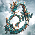 Tibetan Dao Qinglong National Innovation Mecha 120cm Long Moveable Action Figure Four Holy Beasts Theme Collectible Toy