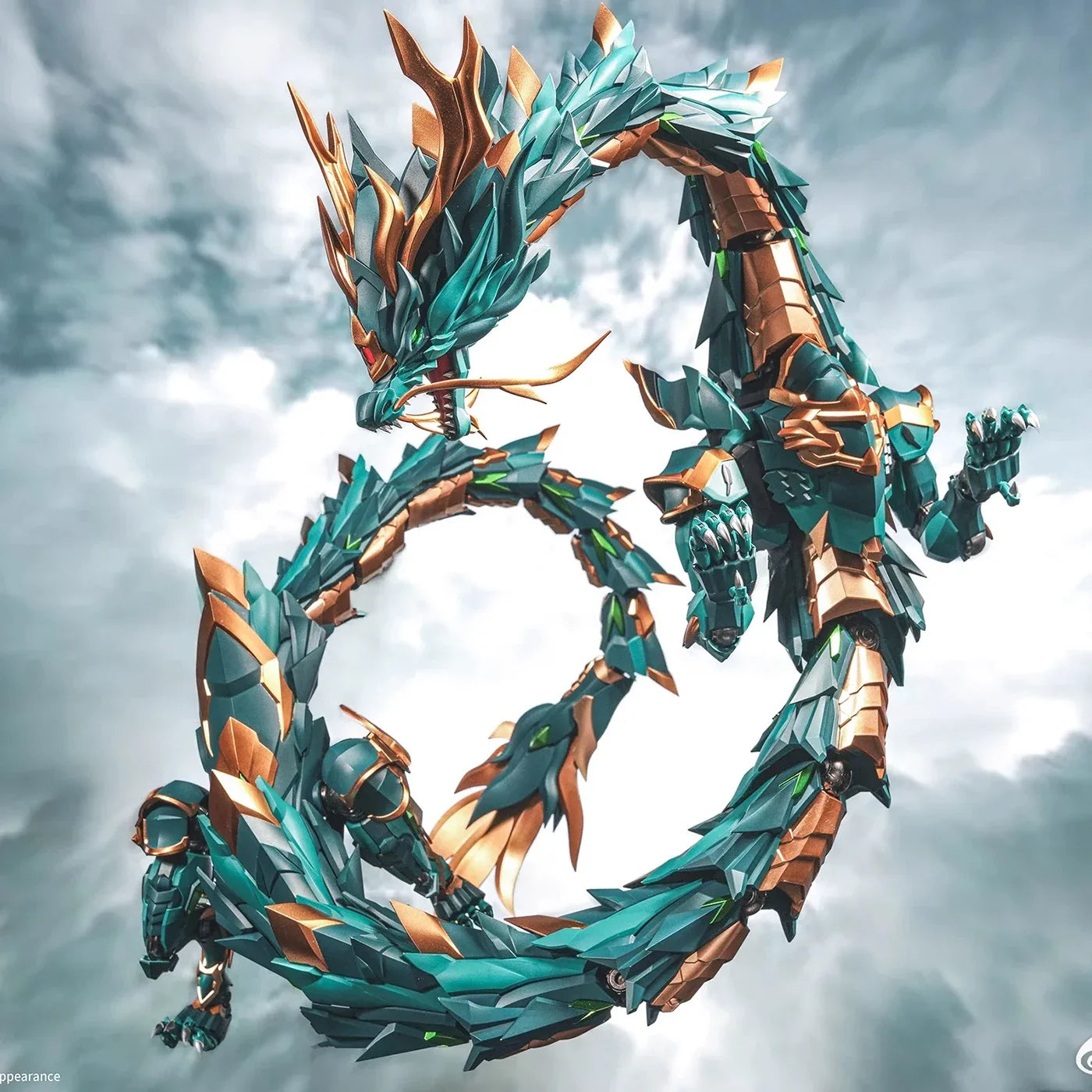 Tibetan Dao Qinglong National Innovation Mecha 120cm Long Moveable Action Figure Four Holy Beasts Theme Collectible Toy