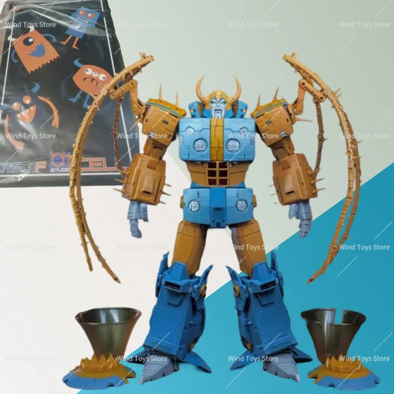 In Stock Transformation 01-STUDIO CELL 01S01 Unicron 01S01F Primary Color Reprint Action Figures Toy Gift Collection