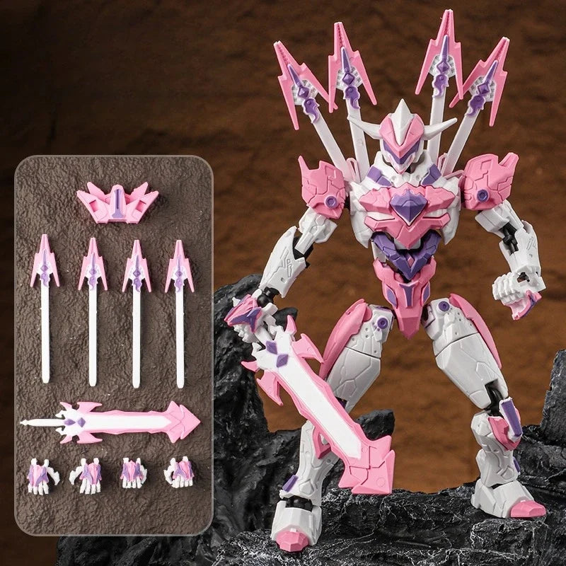 Blade Building Block Human Figure Doll Model Assembly Machine Armor Movable Joint Human Simulation Doll Children's Toy Gift