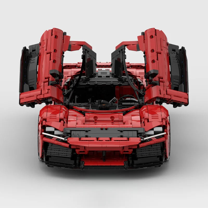 Super Sports Car Moc Building Bricks F80 Champion Speed Cars Model Building Technology Modular Block DIY Toy Holiday Gifts