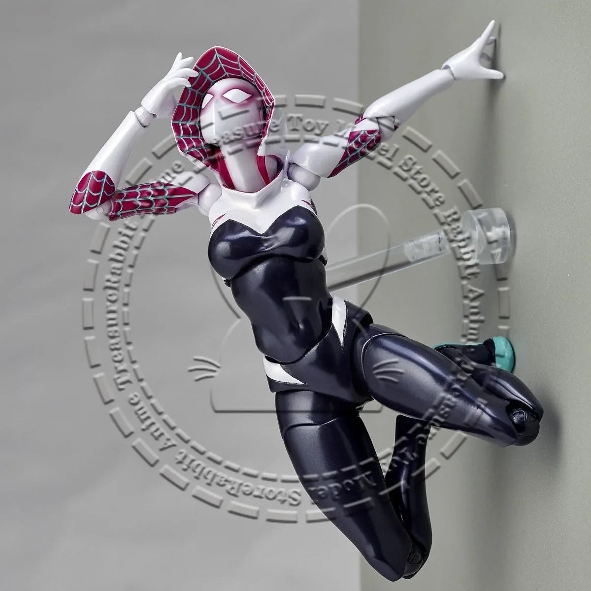 In Stock Original Genuine Kaiyodo Figure Amazing Yamaguchi 004 Spider-Gwen Marvel Articulated Collectible Toy Gift