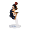 New Launch BANDAI One Piece × NBA MSP Luffy Action Figure -Los Angeles Lakers Bulls Warriors Collectible Model Toy Gift for Fans