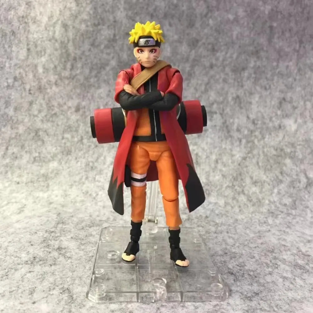 SHF Naruto Movable Naruto Sasuke Kakashi Uchiha Itachi Handmade Model Toy Doll naruto figure joytoy 1 18