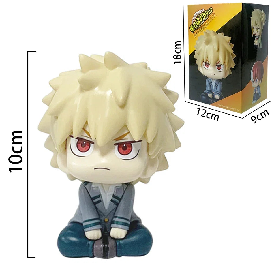 HOT My Hero Academia Katsuki Deku Todoroki Shoto Himiko Toga Break Time Anime Figure Model Collection Doll Toy For Kids Gift