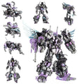 6IN1 JINBAO MMC Predaking Nero Rex Black Ver G1 Transformation Action Figure KO Movie Model Combiner Deformation Car Robot Toys