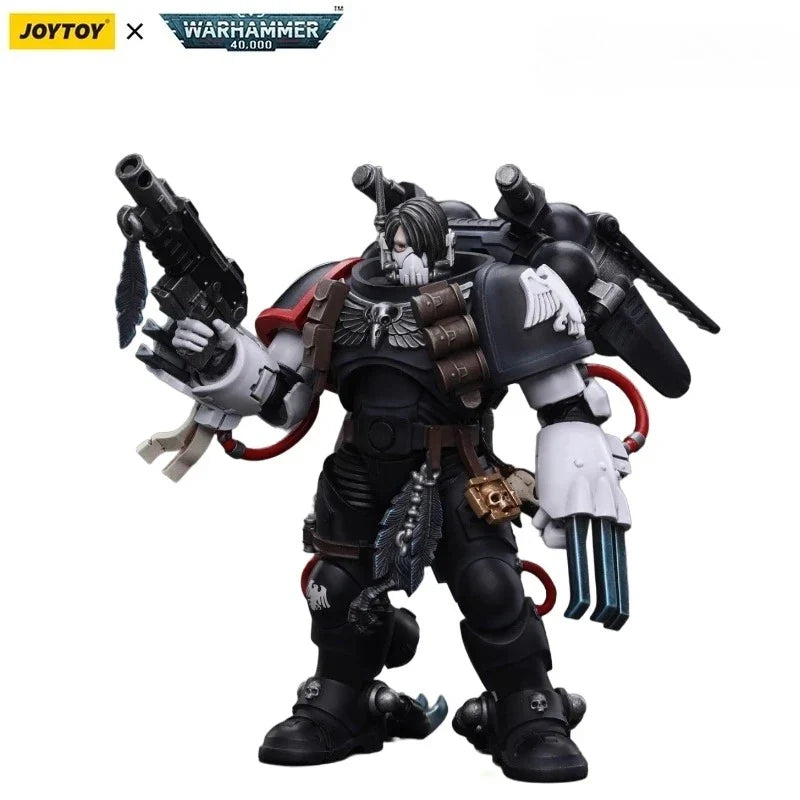 【MT】JOYTOY 1/18 Action Figure Warhammer 40K Raven Guard Chapter Master Kayvaan Shrike Model Toy Collection Series