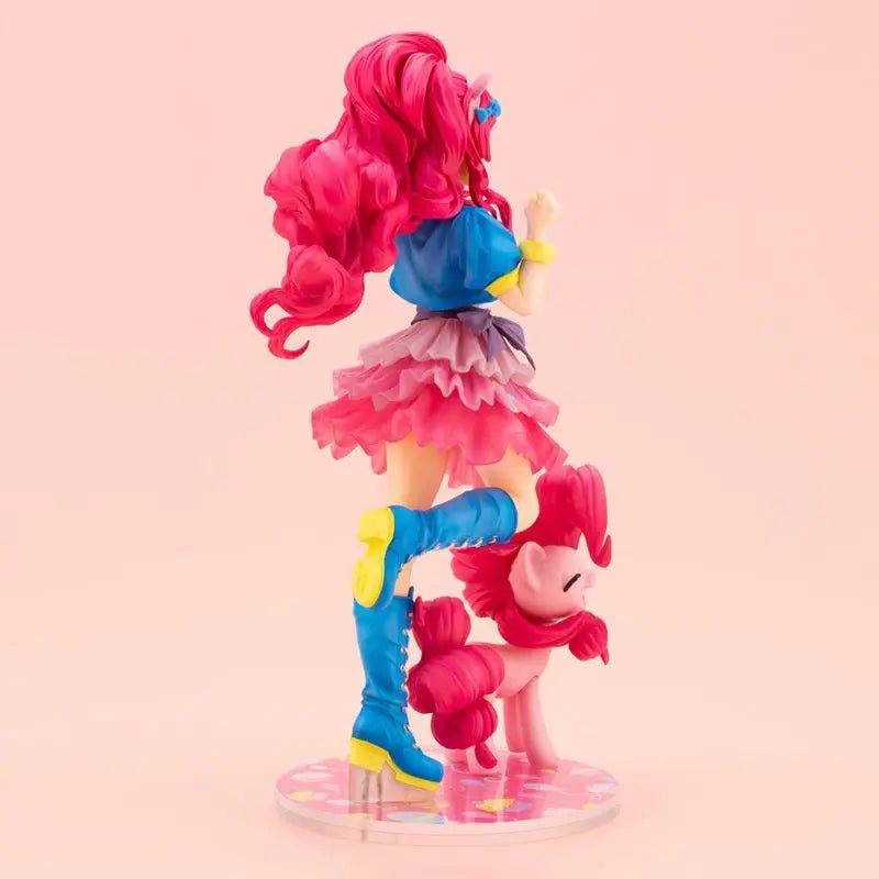 SV374 Beautiful Girl Statue Rainbow Pony Beautiful Girl Pinkie Pie Doll Model Toys