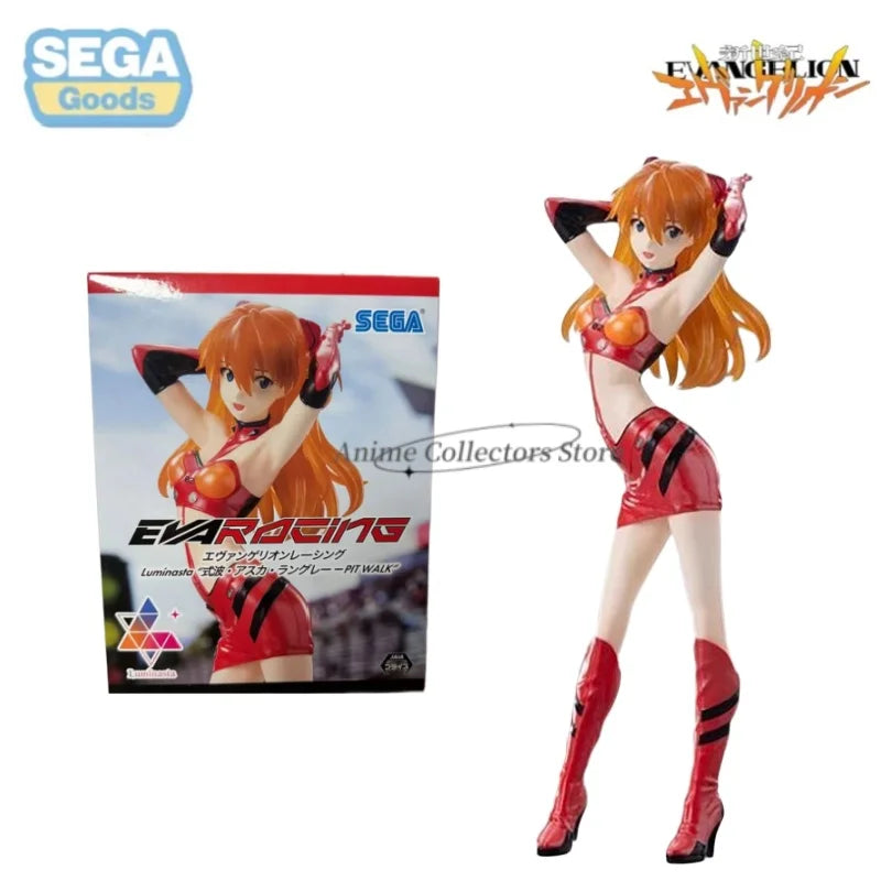 In Stock Original Luminasta Evangelion Soryu Asuka Langrey Pit Walk Action Figures Toys Collection Gifts Models Ornaments