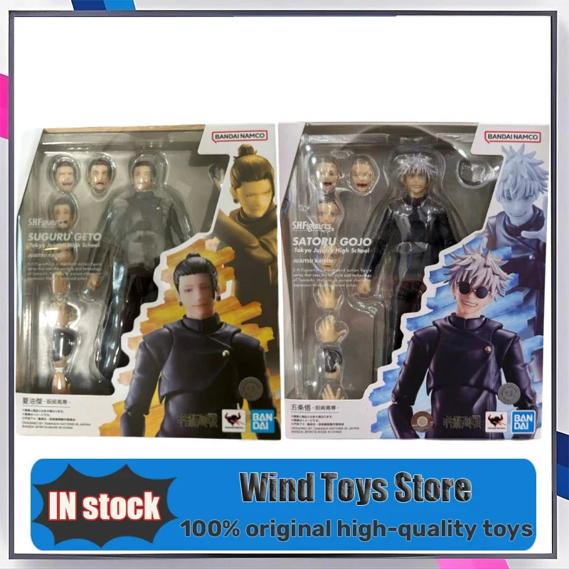 In Stock 100% Original Bandai S.H.Figuarts Jujutsu Kaisen SHF SATORU GOJO SUGURU GETO Jujutsu High School Technical Figure