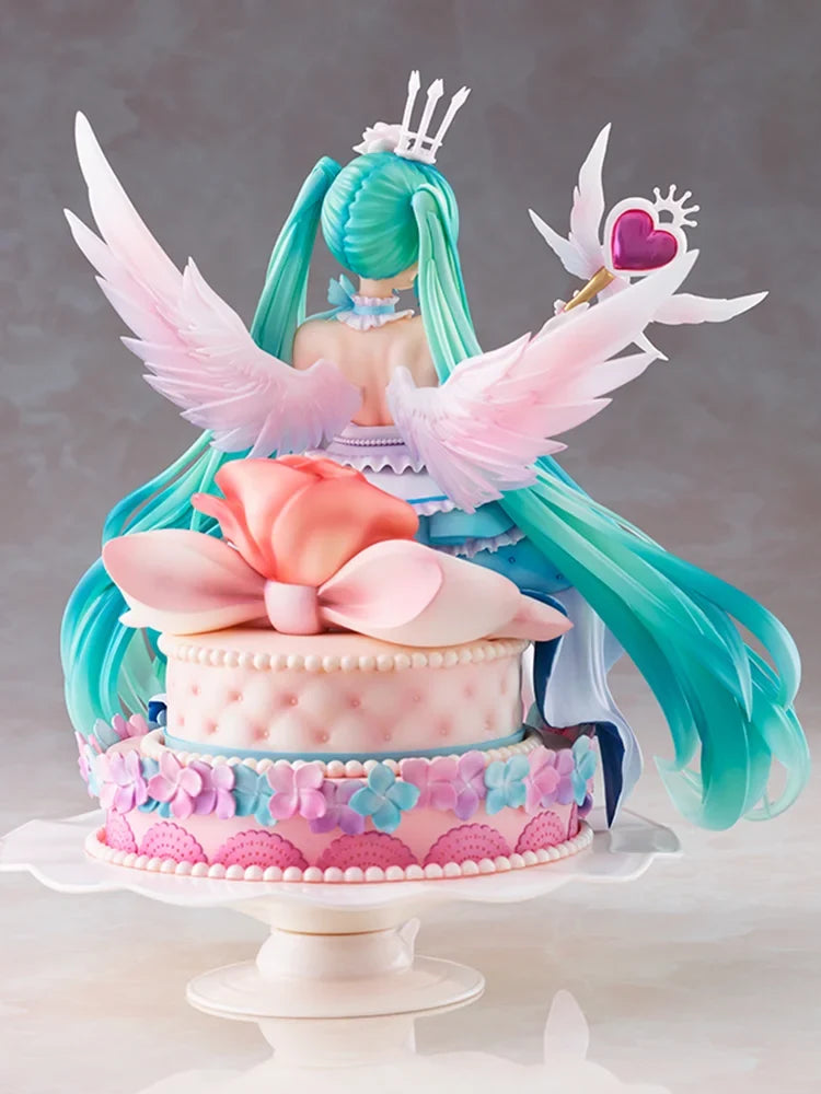 In Stock Original Taito Hatsune Miku Birthday 2020 Sweet Angel Ver 1/7 Figure 22cm Anime Figure Action Model Collectible Toys